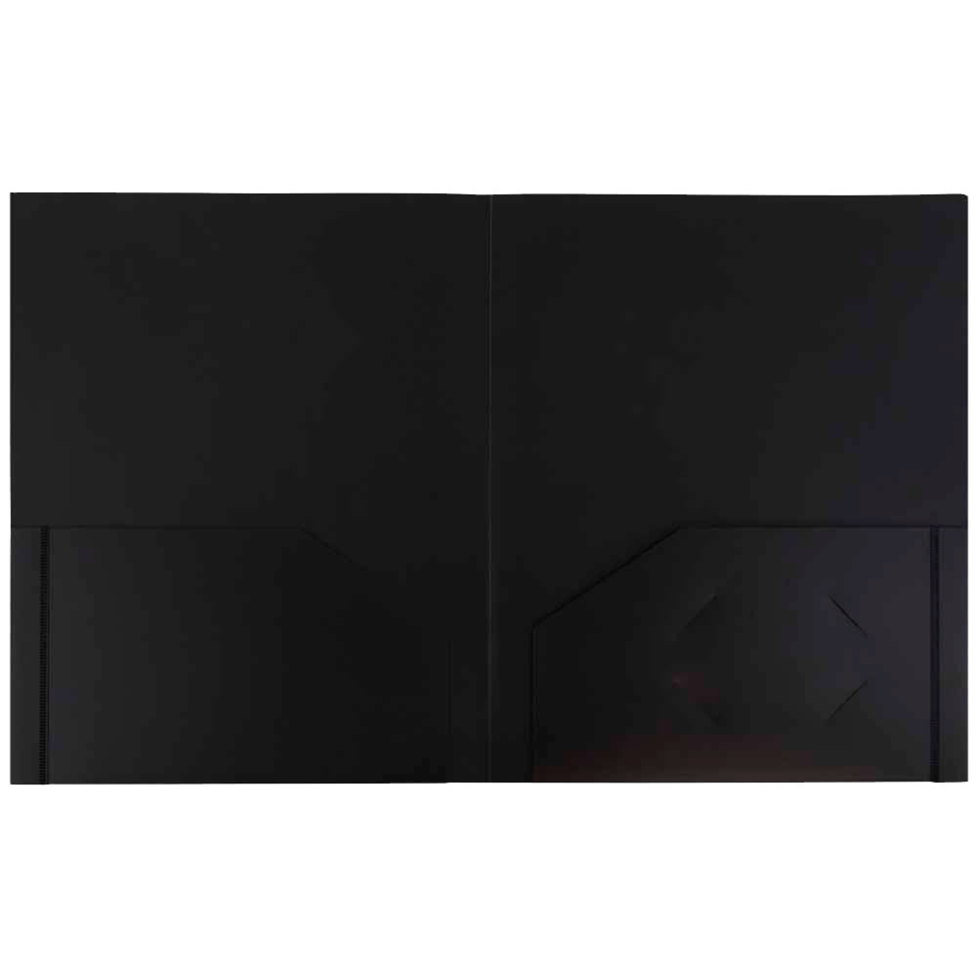 JAM Paper Heavy Duty Plastic 2-Pocket Folders
